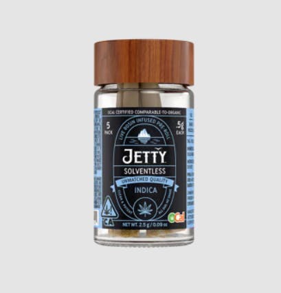 Jetty Extracts - Fatso X Crumpets | Live Rosin Infused Minis | 0.5g each | 5pk - 1