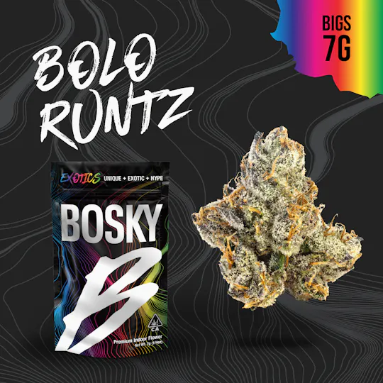 Bosky Genetics - BOSKY | Bolo Runtz | Big Buds | Exotics | 7g - 1