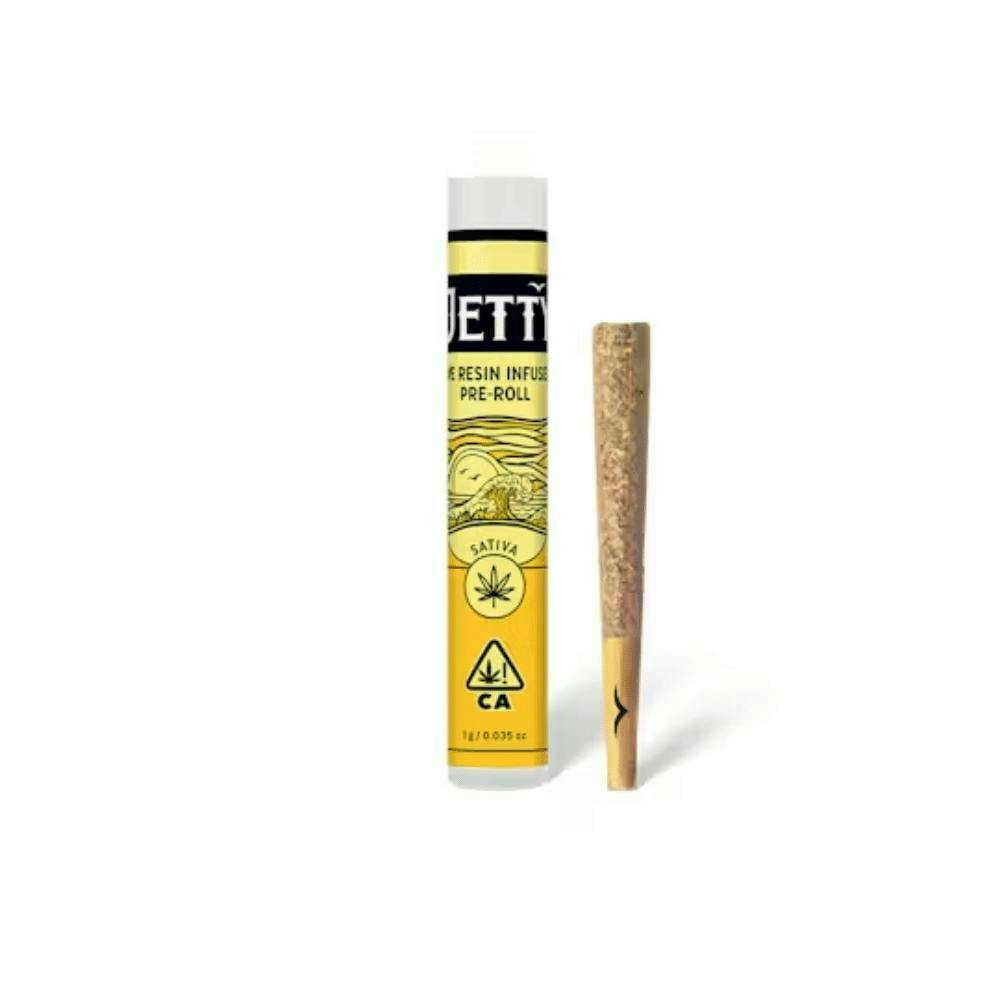 Jetty Extracts - Garlic Grove x Amnesia Haze | Live Resin Infused Joint | 1g - 1