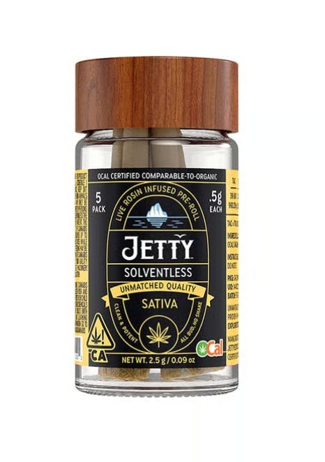Jetty Extracts - Sour Diesel x Leap Year | Live Rosin Infused Minis | 0.5g each | 5pk - 1
