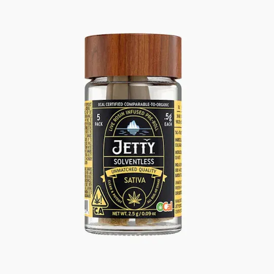 Jetty Extracts - Sour Diesel x Leap Year | Live Rosin Infused Minis | 0.5g each | 5pk - 1