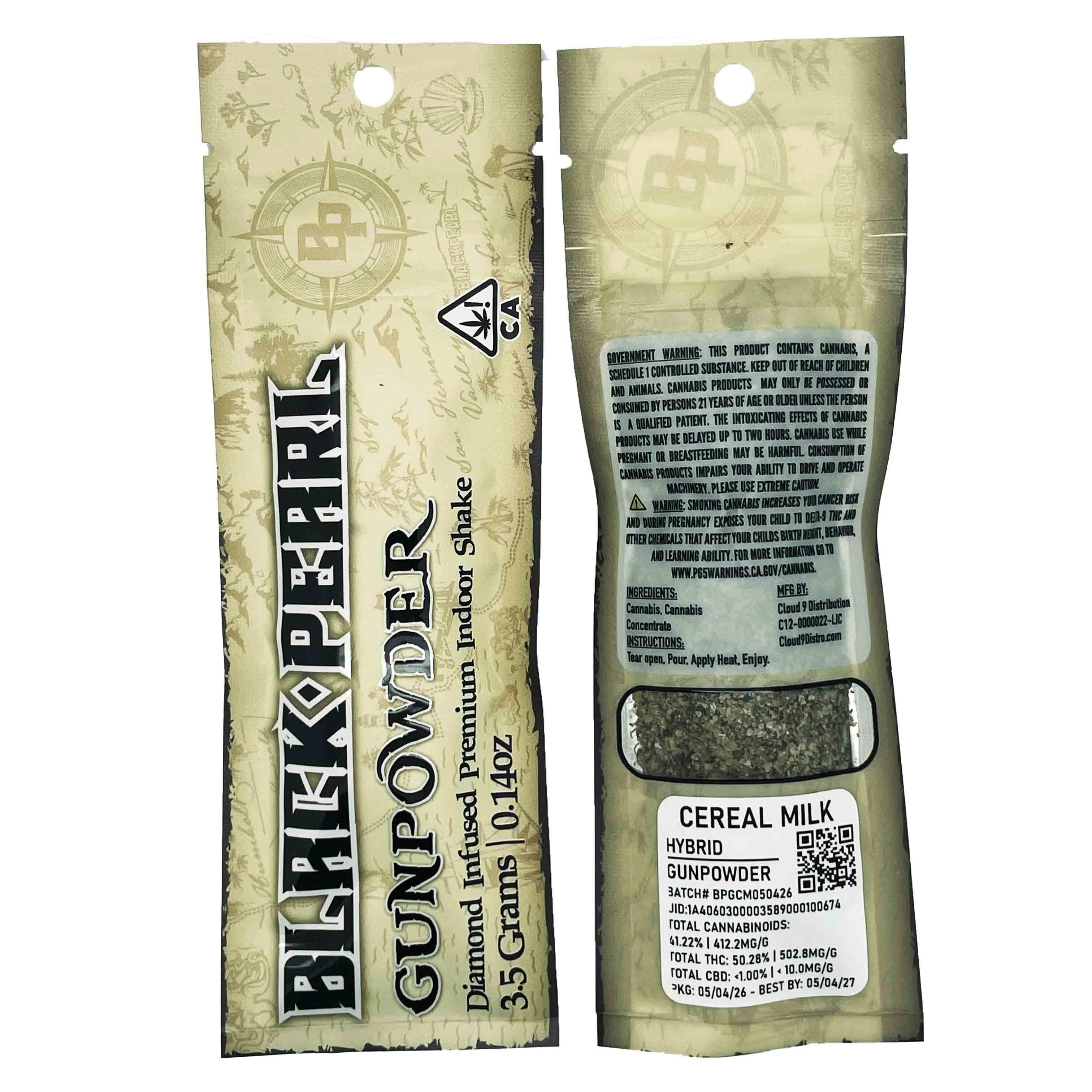Twenty Two K / 22k - BLACK PEARL - Gunpowder - Cereal Milk 3.5g - 1