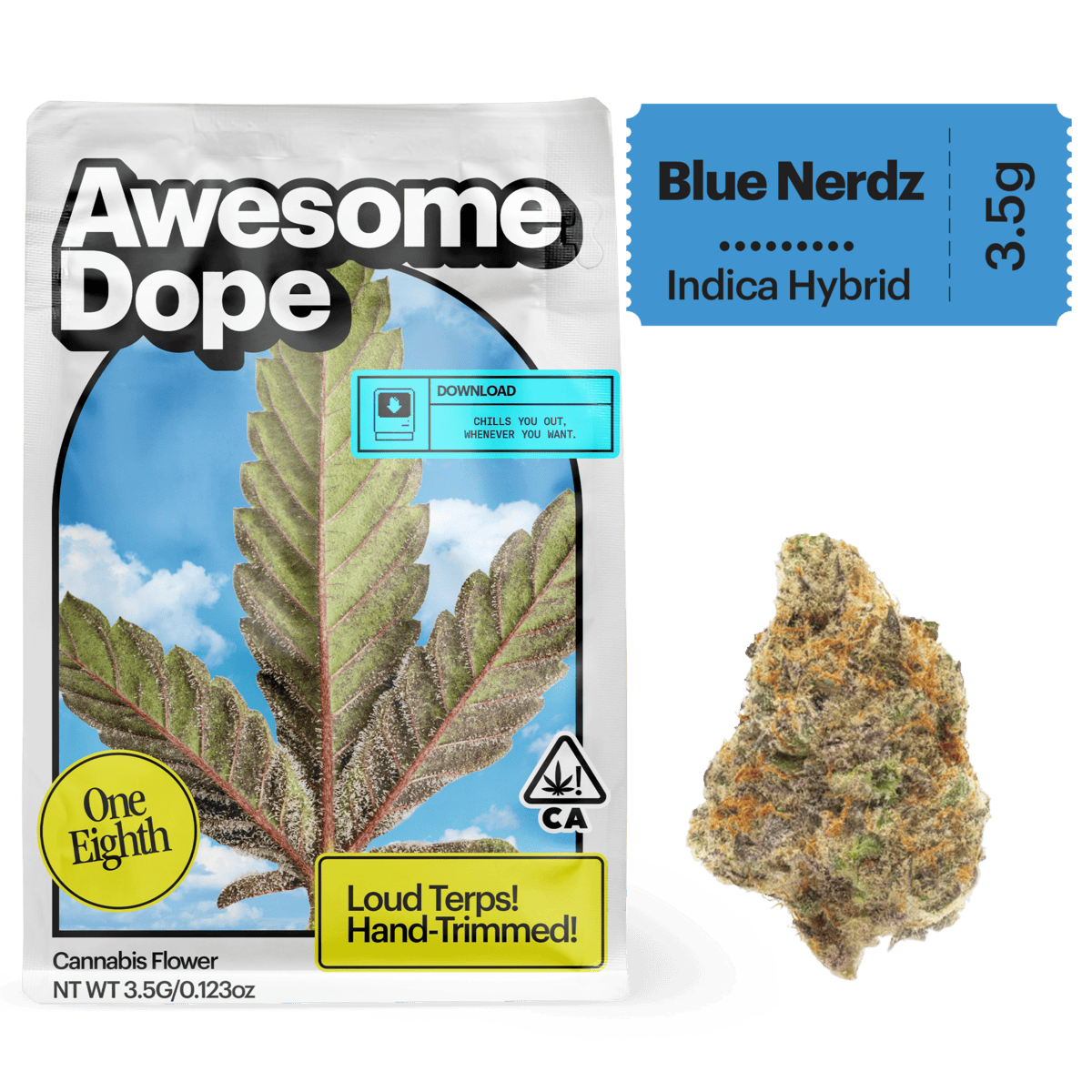Awesome Dope - Awesome Dope | Blue Nerdz | Big Buds | 3.5g - 1
