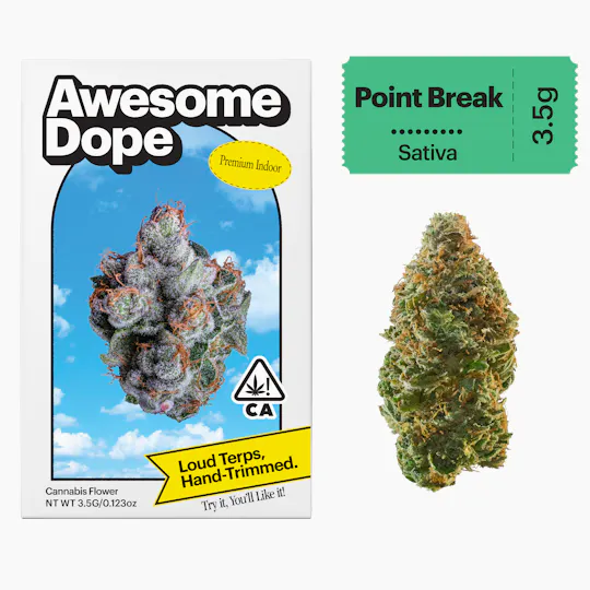 Awesome Dope - Awesome Dope | Point Break | Premium Indoor Big Buds | 3.5g - 1