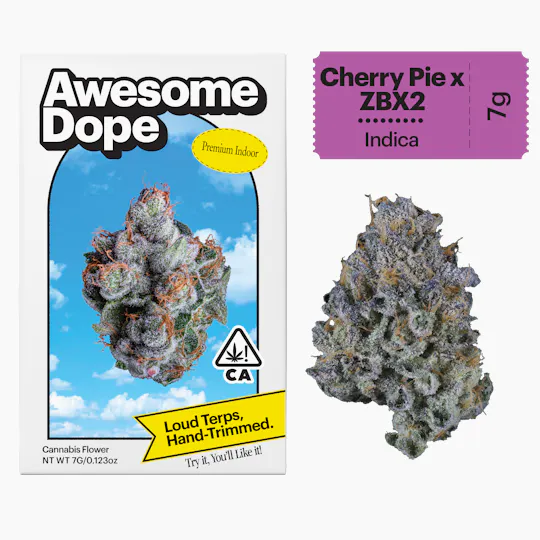 Awesome Dope - Awesome Dope | Cherry Pie + ZBX2 | Premium Indoor Big Buds | 7g - 1