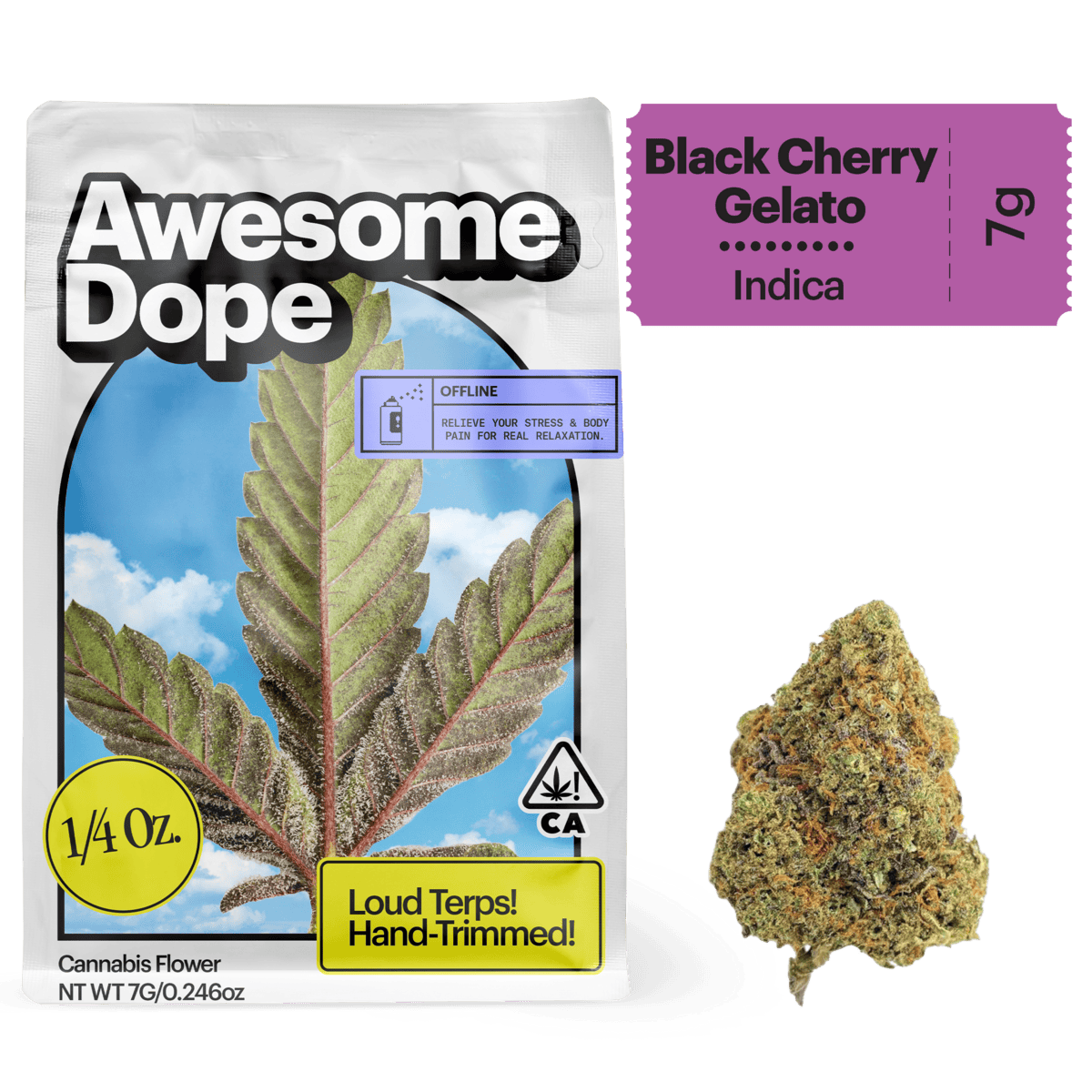 Awesome Dope - Awesome Dope | Black Cherry Gelato | Big Buds | 7g - 1