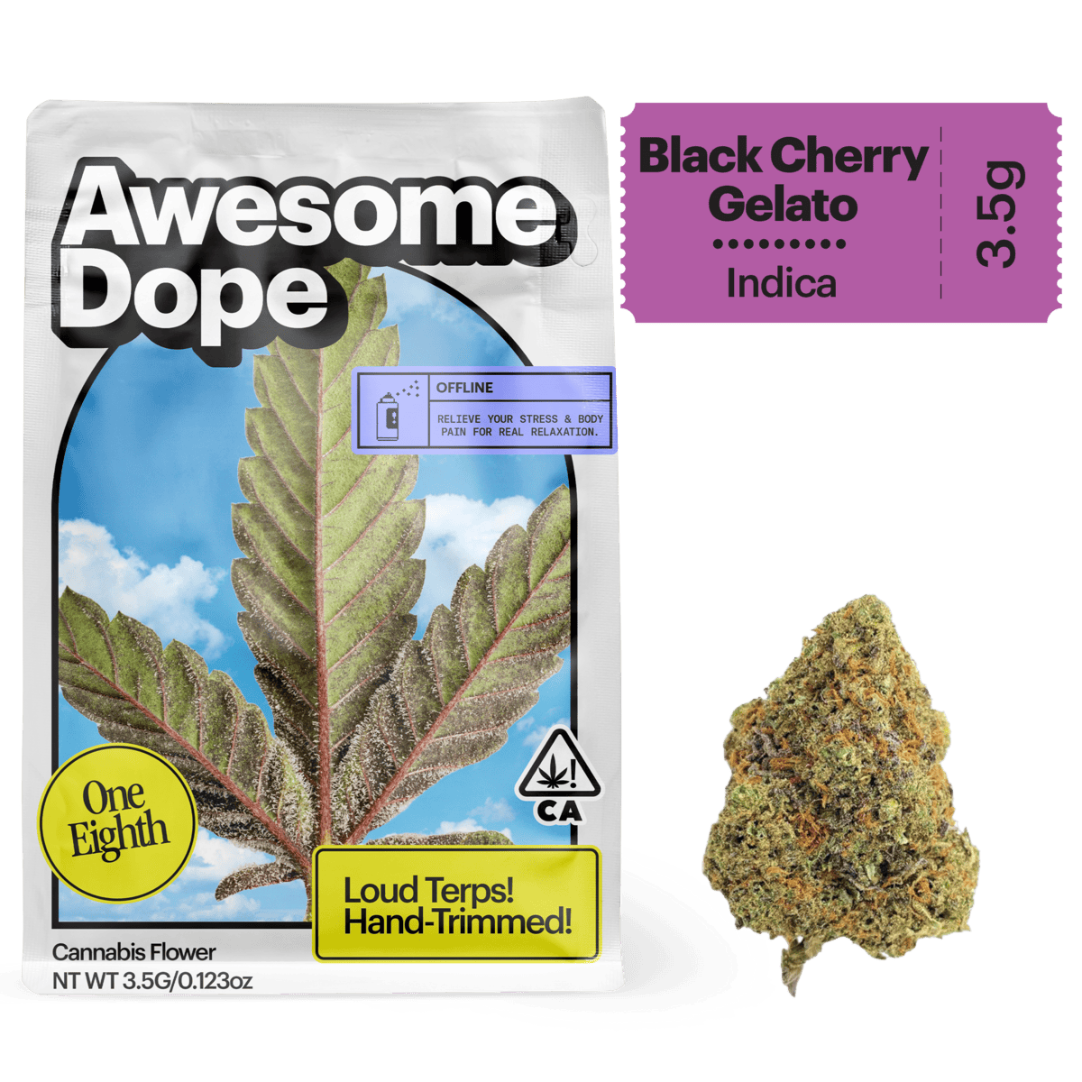 Awesome Dope - Awesome Dope | Black Cherry Gelato | Big Buds | 3.5g - 1