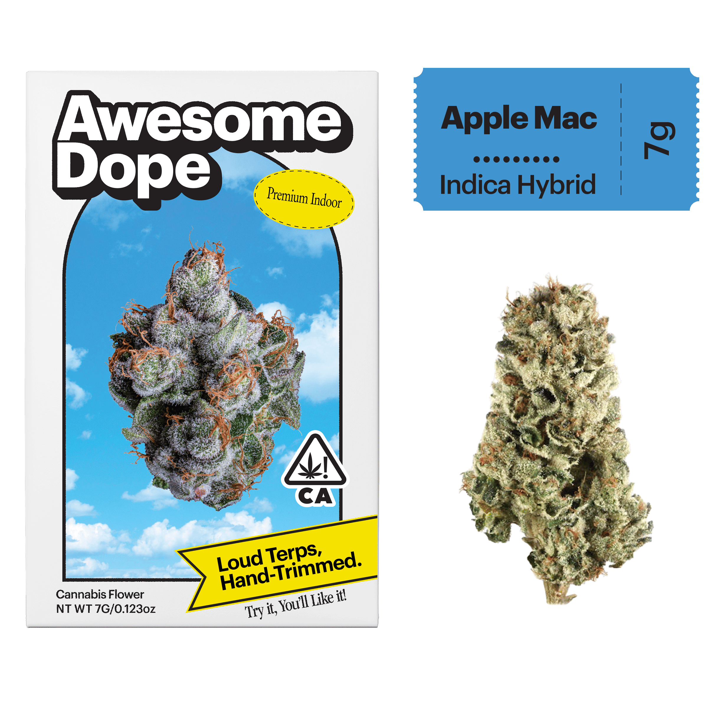 Awesome Dope - Awesome Dope | Apple Mac | Premium Indoor Big Buds | 7g - 1