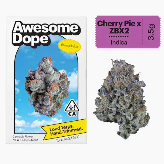 Awesome Dope - Awesome Dope | Cherry Pie + ZBX2 | Premium Indoor Big Buds | 3.5g - 1