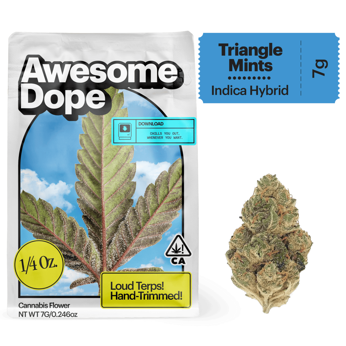 Awesome Dope - Awesome Dope | Triangle Mints | Big Buds | 7g - 1