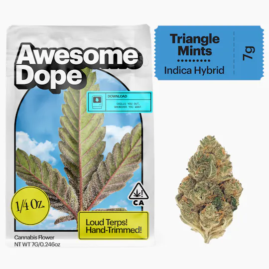 Awesome Dope - Awesome Dope | Triangle Mints | Big Buds | 7g - 1
