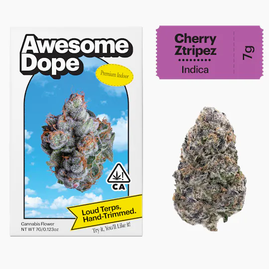 Awesome Dope - Awesome Dope | Cherry Ztripez | Premium Indoor Big Buds | 7g - 1