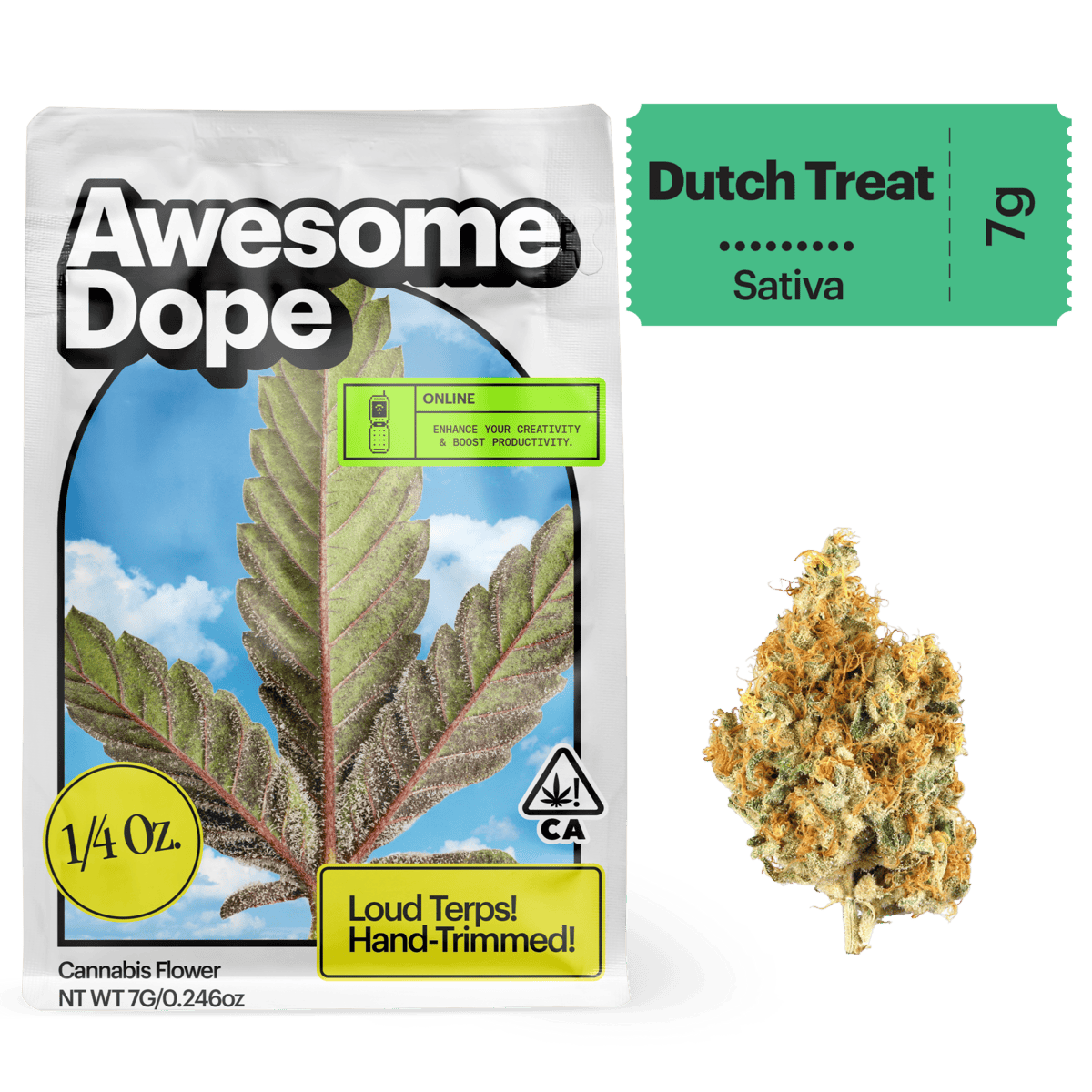 Awesome Dope - Awesome Dope | Dutch Treat | Big Buds | 7g - 1