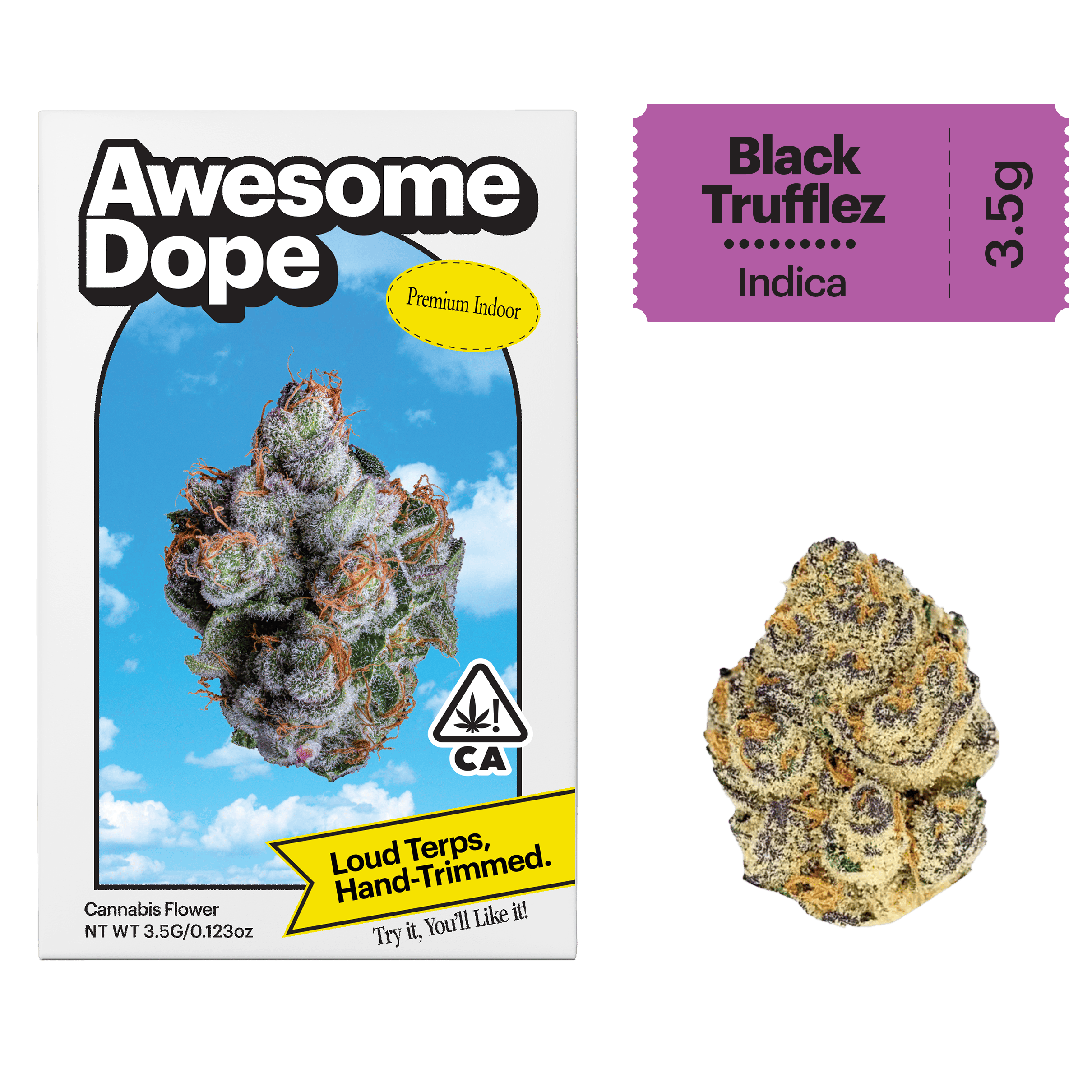 Awesome Dope - Awesome Dope | Black Trufflez | Premium Indoor Big Buds | 3.5g - 1
