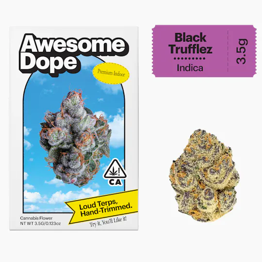 Awesome Dope - Awesome Dope | Black Trufflez | Premium Indoor Big Buds | 3.5g - 1