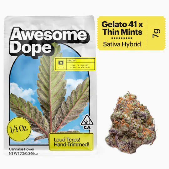 Awesome Dope - Awesome Dope | Gelato 41 + Thin Mint GSC | Big Buds | 7g - 1