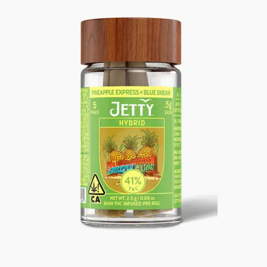 Jetty Extracts - Pineapple Express x Blue Dream | Infused Minis | 0.5g each | 5pk - 1