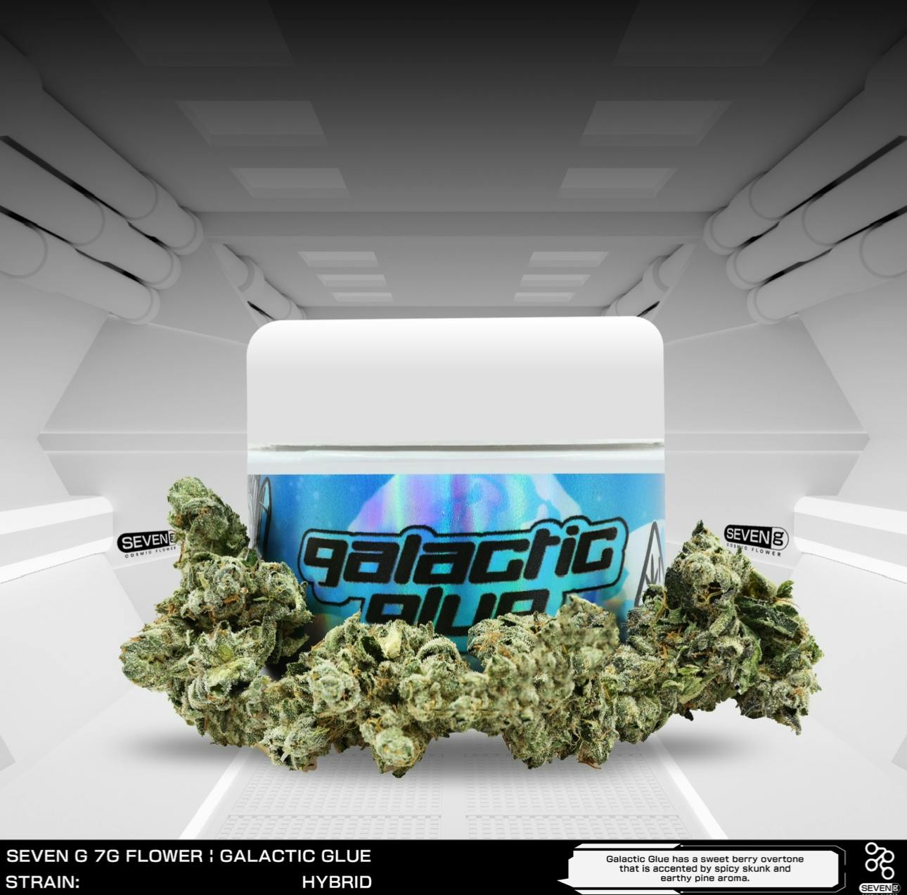 Seven G - Galactic Glue Hybrid 3.5g jar by Seven G - 1
