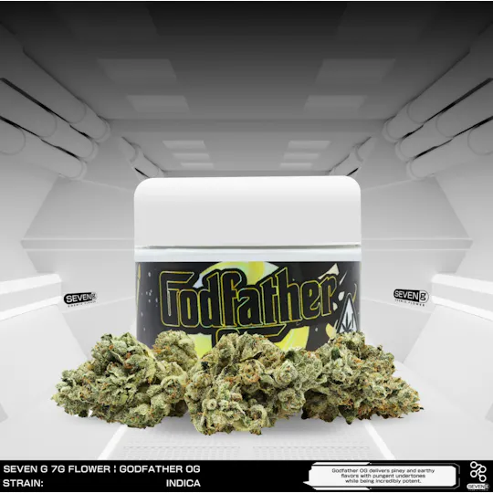 Seven G - Godfather OG Indica 3.5 gram jar by Seven G - 1
