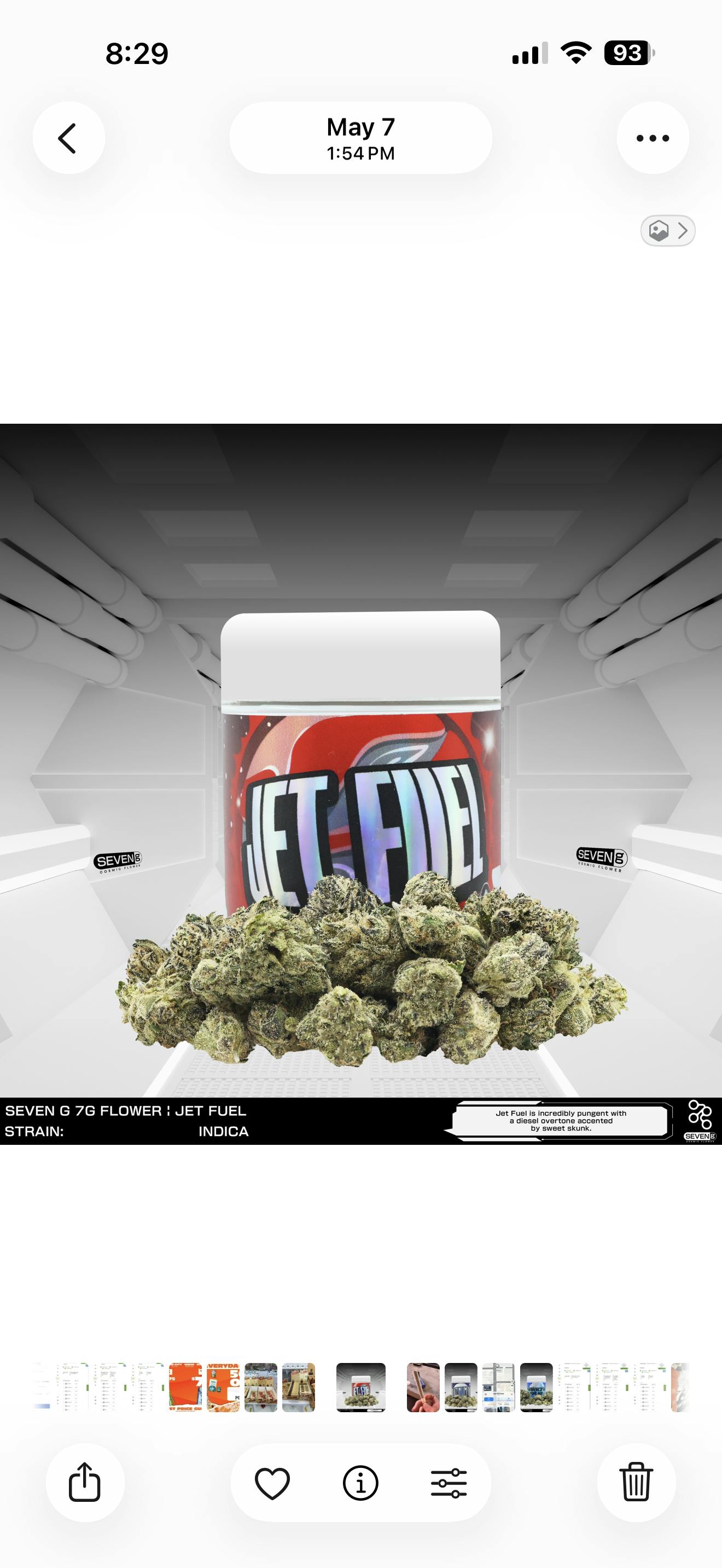 Seven G - Jet Fuel Indica 7 gram jar by Seven G - 1