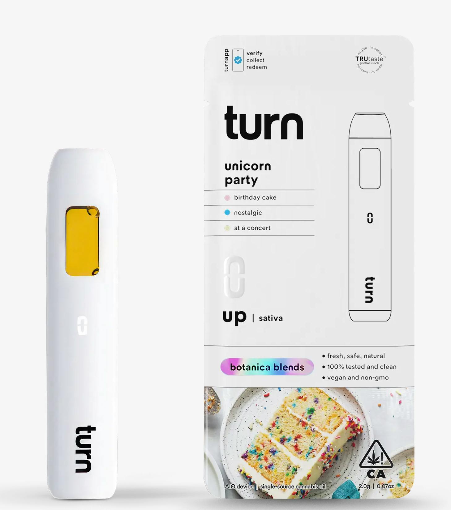 turn - turn | Unicorn Party (21+) | Disposable | 2g - 1
