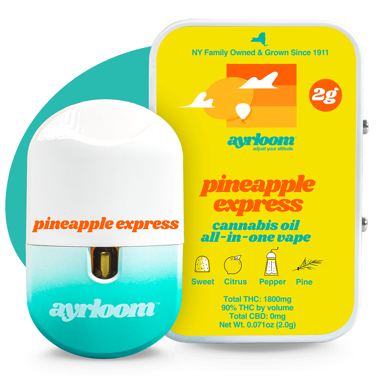 ayrloom - ayrloom | Pineapple Express | AIO | 2g - 1