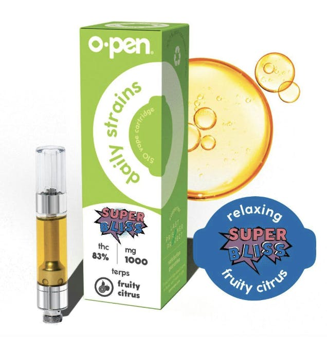 O.pen - O.pen | Super Bliss | Daily Strains Cartridge | 1g - 1
