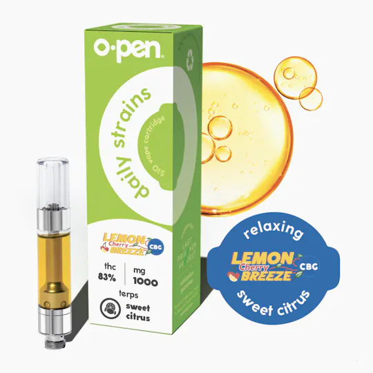 O.pen - O.pen | Lemon Cherry Breeze | Daily Strains Cartridge | 1g - 1
