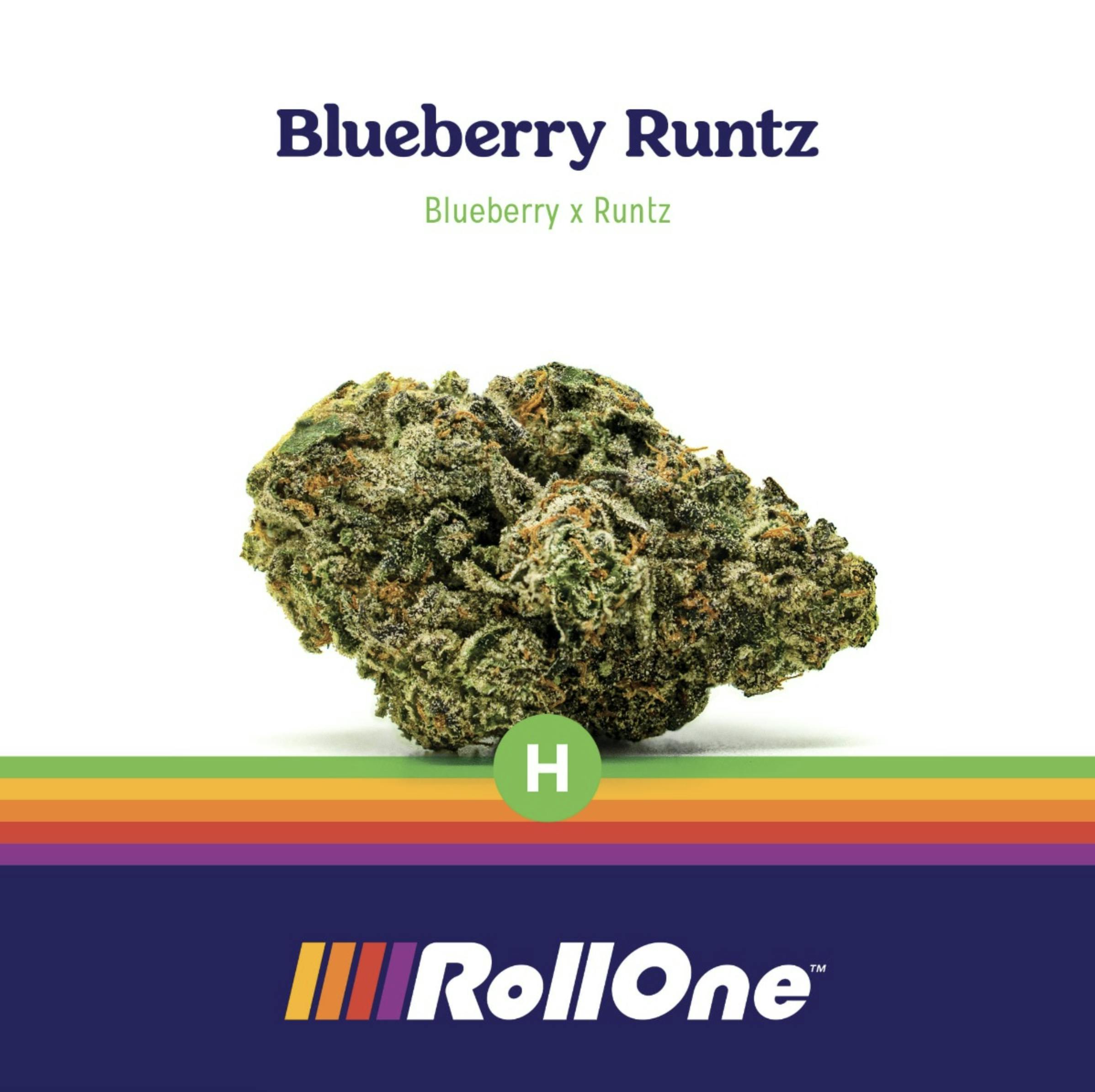 Roll One - Roll One | Blueberry Runtz | Big Buds | 3.5g - 1