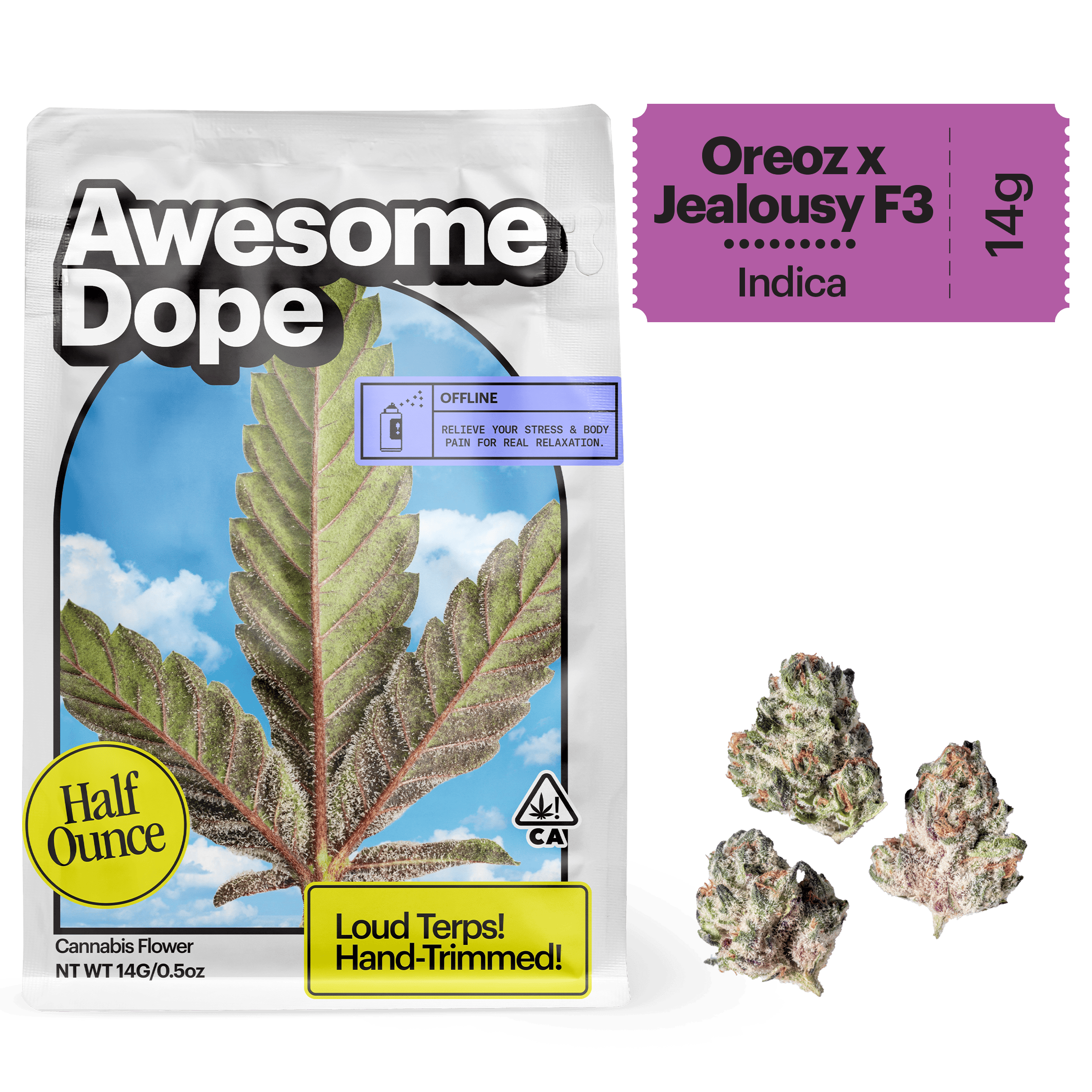 Awesome Dope - Awesome Dope | Oreoz x Jealousy F3 | Smalls | 14g - 1