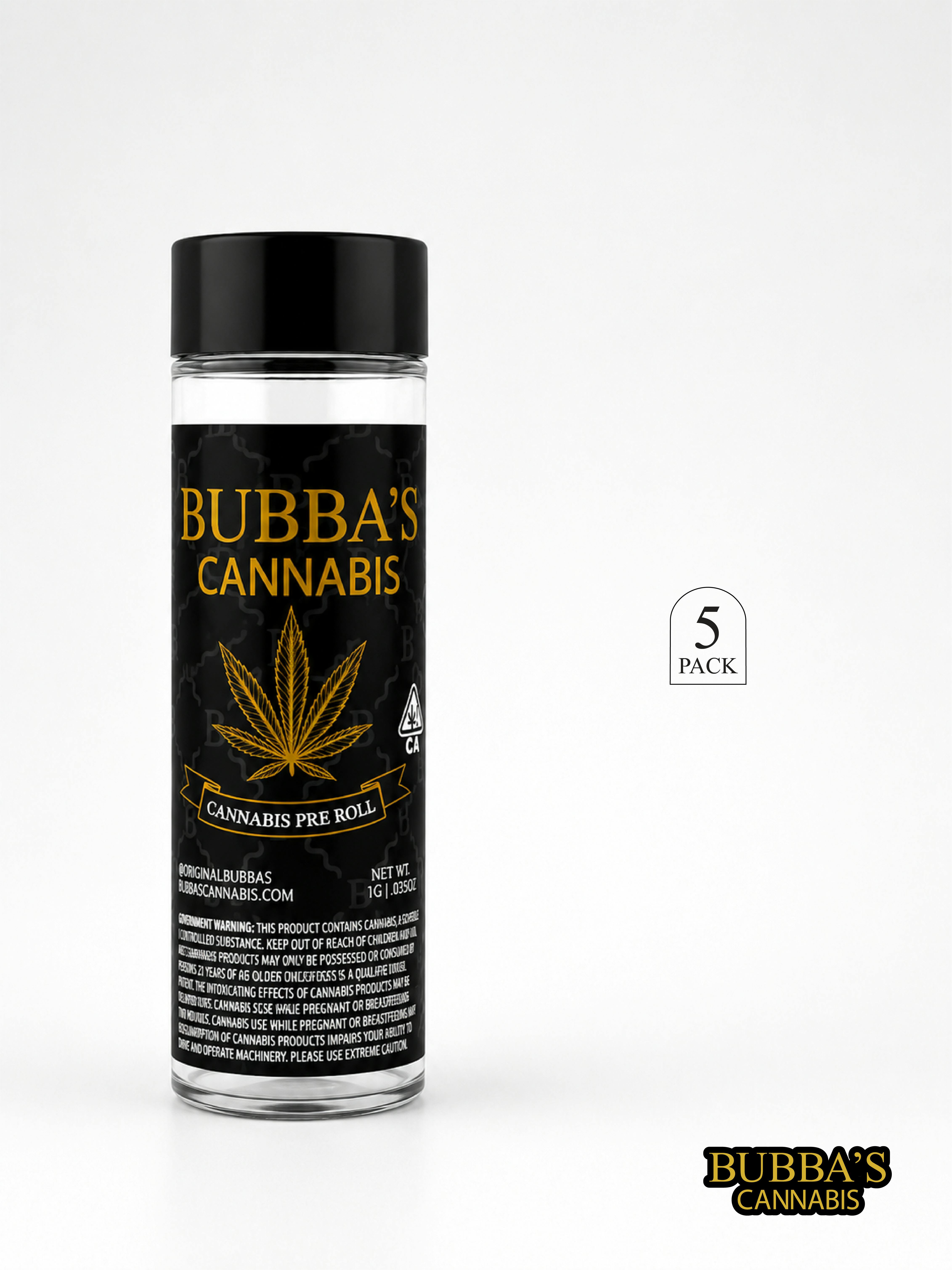Bubba's Cannabis - Bubba's Cannabis | Super Boof | Joint | 1g each | 5pk - 1