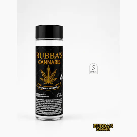 Bubba's Cannabis - Bubba's Cannabis | Super Boof | Joint | 1g each | 5pk - 1