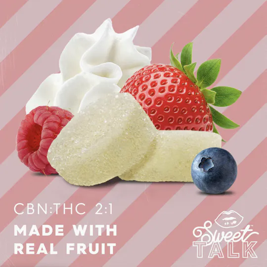 Sweet Talk - Sweet Talk | Berries And Cream Slumber Gummies | 35mg | 10ct | 3.5mg/ea - 1