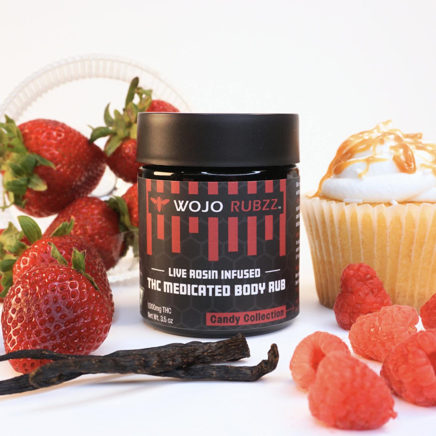 Wojo Co - Wojo Rubzz | Candy - Live Rosin Infused Body Rub - 1