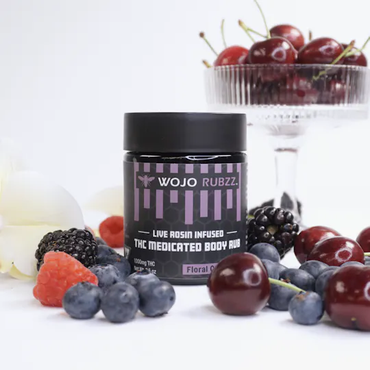 Wojo Co - Wojo Rubzz | Floral - Live Rosin Infused Body Rub - 1