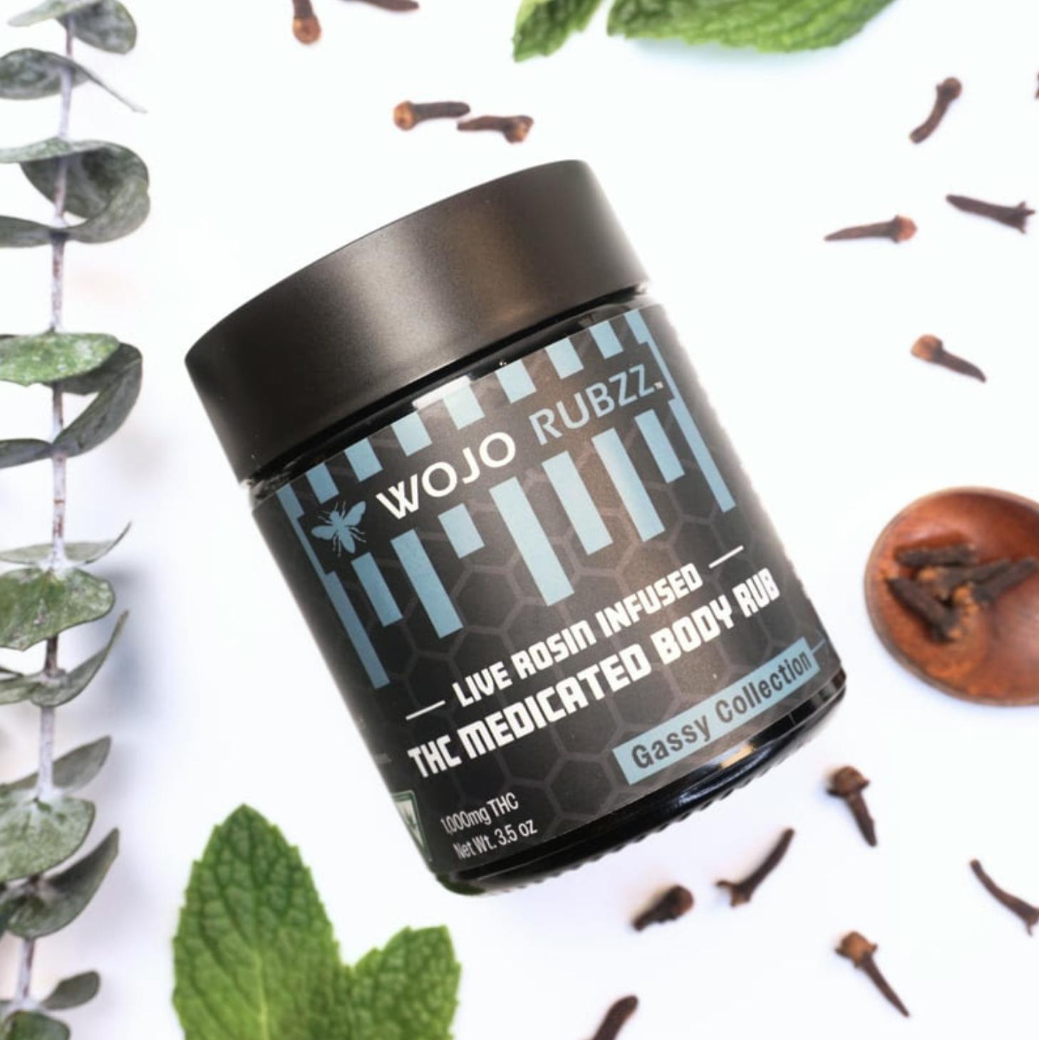Wojo Co - Wojo Rubzz | Gassy - Live Rosin Infused Body Rub - 1