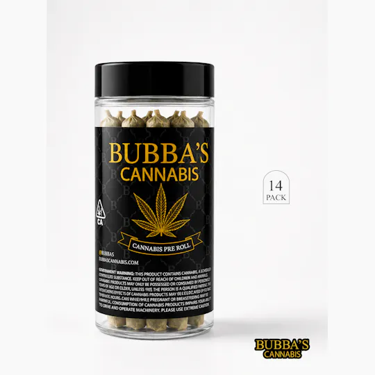 Bubba's Cannabis - Bubba's Cannabis | Super Boof | Joint | 1g each | 14PK - 1