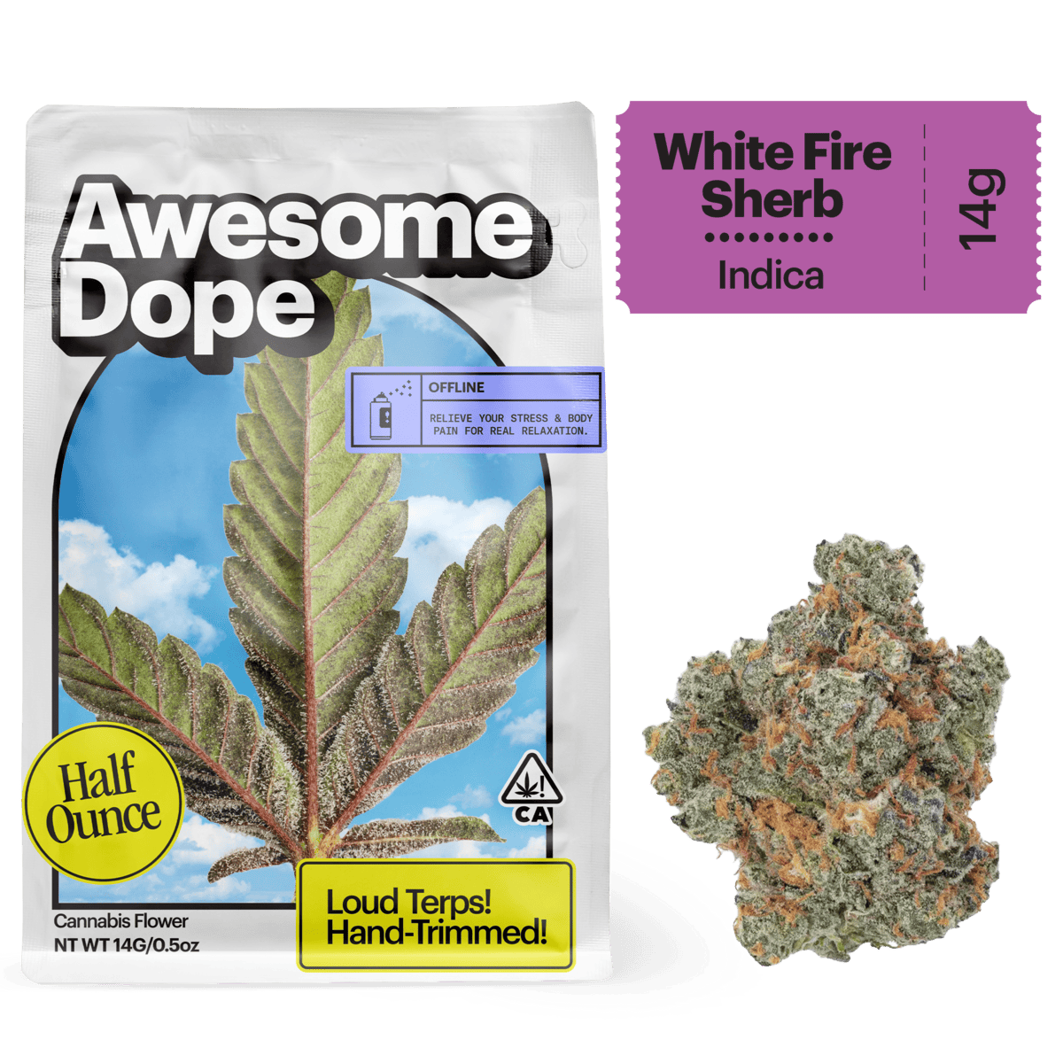 Awesome Dope - Awesome Dope | White Fire Sherb | Big Buds | 14g - 1