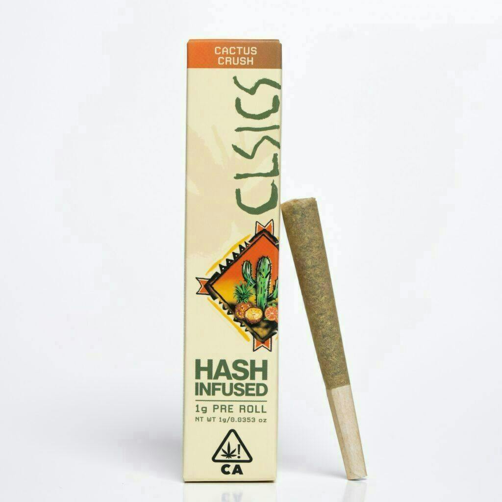 CLSICS Rosin & Rosin Infused Pre Rolls - CLSICS - Cactus Crush - Hash Infused Joint - 1g - 1