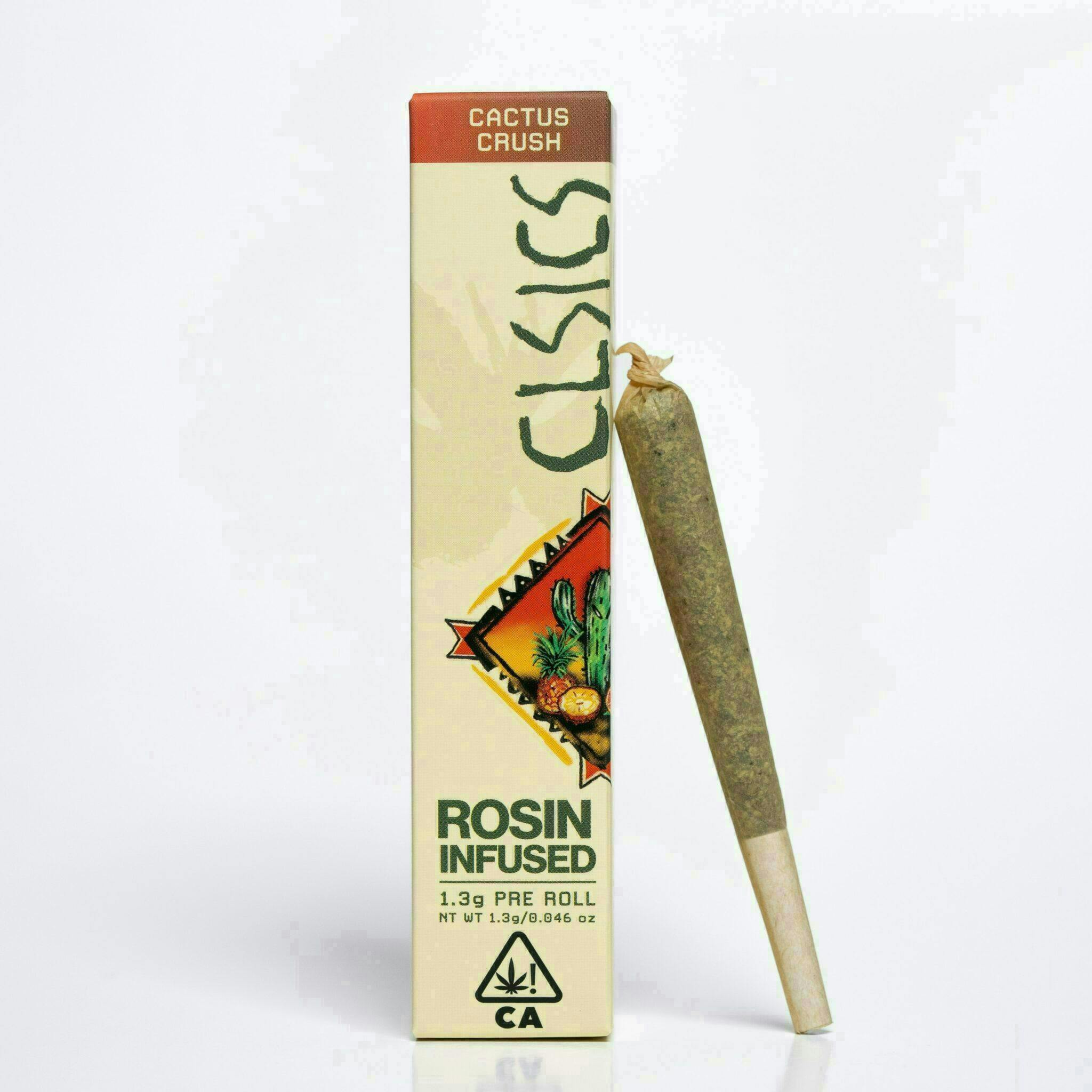 CLSICS Rosin & Rosin Infused Pre Rolls - CLSICS - Cactus Crush - Rosin Infused Joint - 1.3g - 1