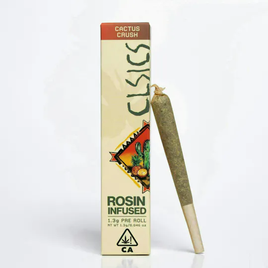 CLSICS Rosin & Rosin Infused Pre Rolls - CLSICS - Cactus Crush - Rosin Infused Joint - 1.3g - 1