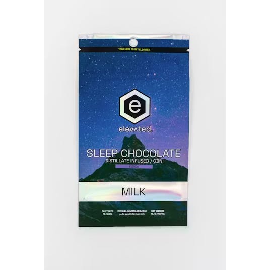 Elevated Labs - Elevated | Sleep Distillate Milk Chocolate | 500mg | 10ct | 50mg/ea - 1