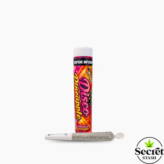 Secret Stash - Full Bud Pre Roll | Terp Infused | Disco Pineapple | Half Gram - 1