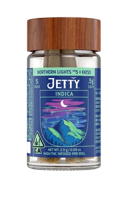 Jetty Extracts - Northern Lights x Fatso | Infused Minis | 0.5g each | 5pk - 1