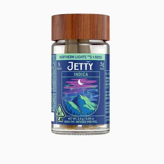 Jetty Extracts - Northern Lights x Fatso | Infused Minis | 0.5g each | 5pk - 1