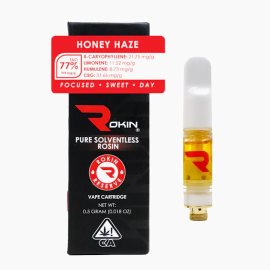 Rokin Cannabis - Rokin - Reserve Rosin - Honey Haze - Cartridge 0.5g - 1