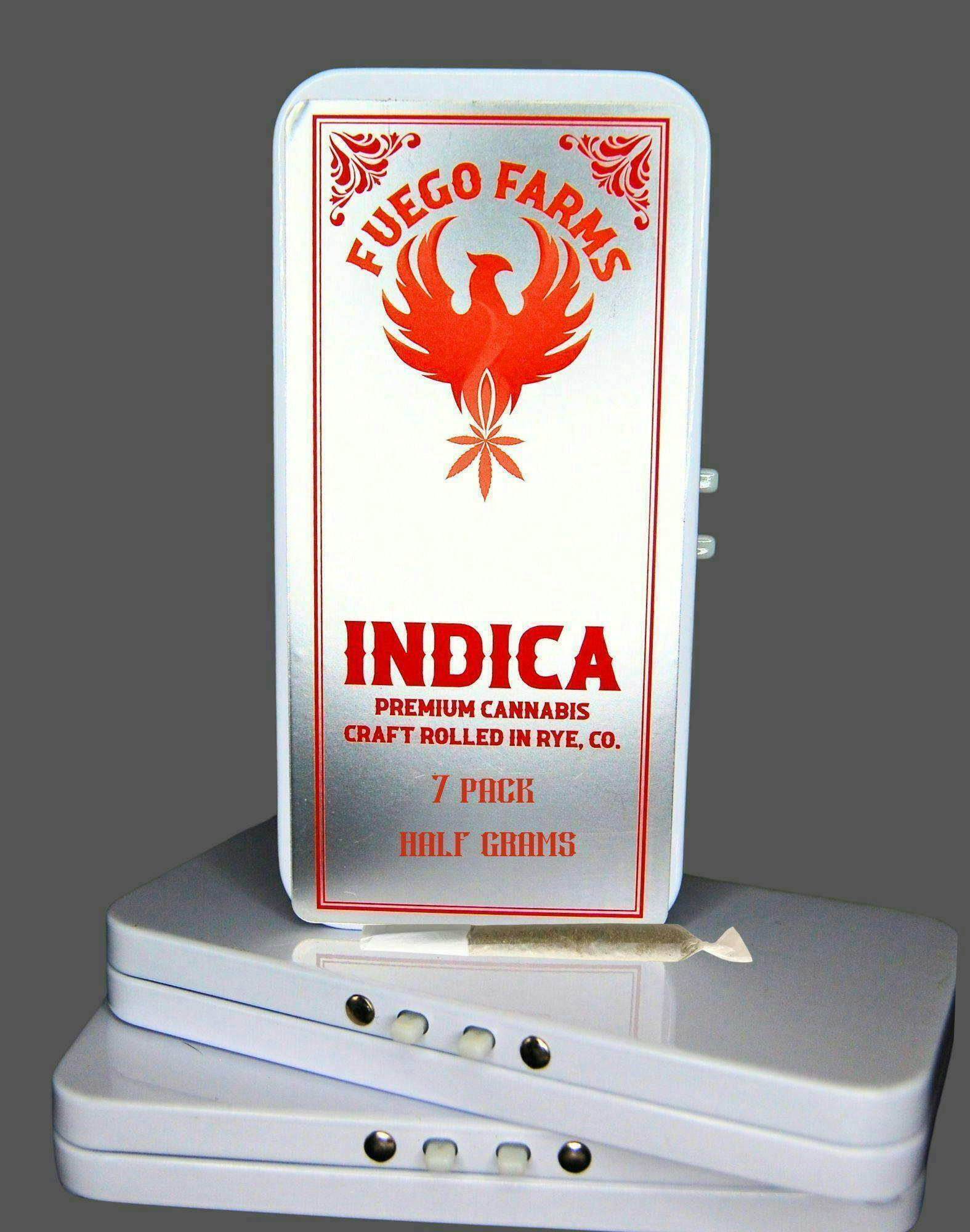 Fuego Farms - Fuego Farms | Indica | Joints | 0.5g each | 7pk - 1