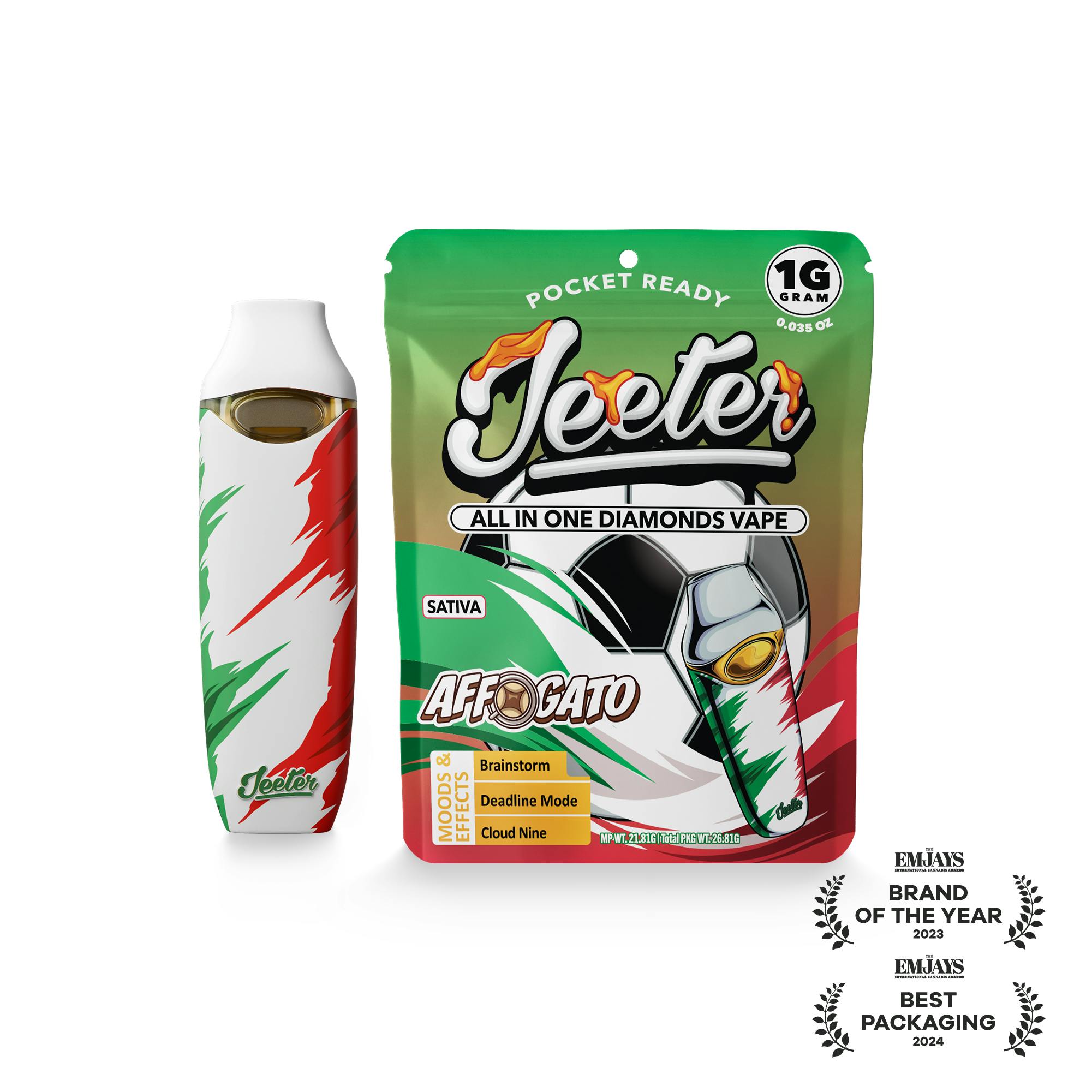 Jeeter - Jeeter WC 26 | All-In-One Diamonds Vape | Affogato - 1
