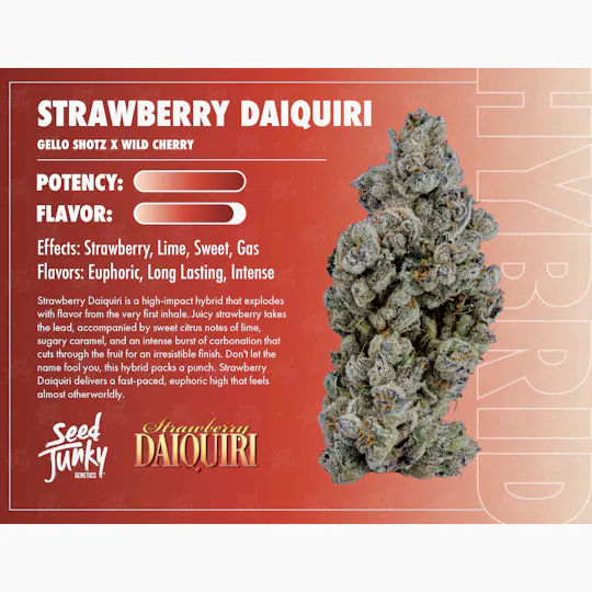 Seed Junky - Seed Junky | Strawberry Daiquiri | Infused Joint | 0.6g each | 5pk - 1