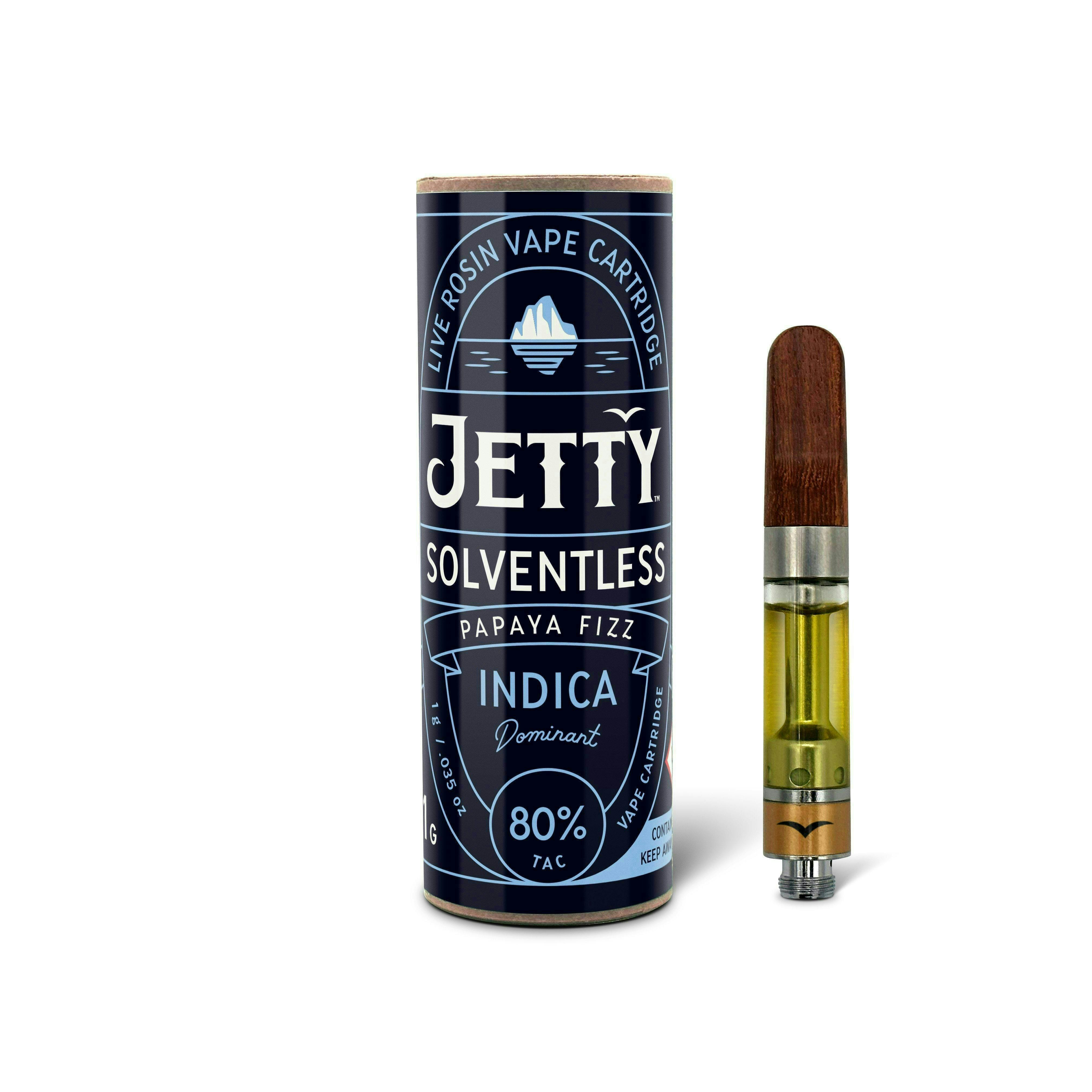 Jetty Extracts - Papaya Fizz | Live Rosin Cartridge | 1g - 1